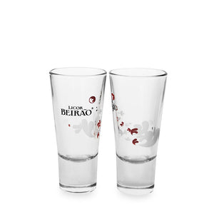 Copo de Shot Vintage Licor Beirão - 2 unidades