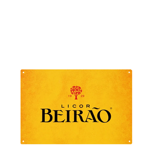 Placa Metálica - Logótipo Licor Beirão