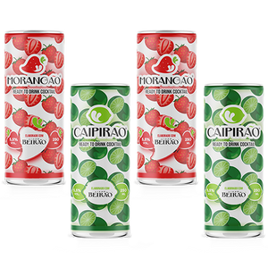 2 RTD Caipirão + 2 RTD Morangão